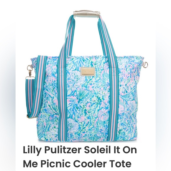 Lilly Pulitzer Handbags - Lilly Pulitzer Soleil It On Me Picnic Cooler Tote Bag